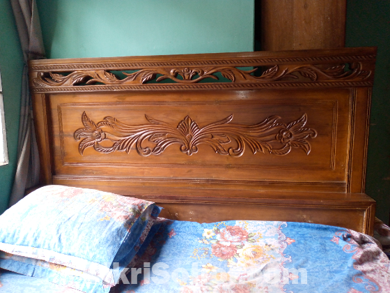 সেগুন কাঠের খাট বিক্রি হবে